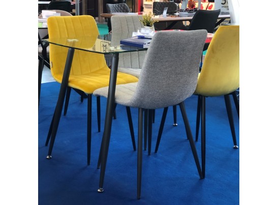 Стул DUBLIN G108-22 золотая осина/ черный каркас, велюр в Ростове-на-Дону