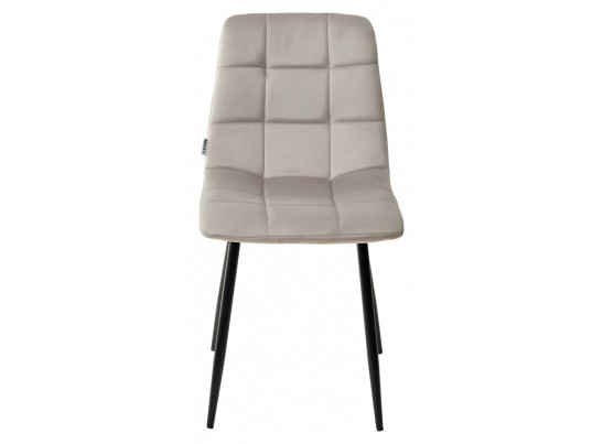 Стул CHILLI G062-37 серый шелк, велюр / черный каркас в Ростове-на-Дону