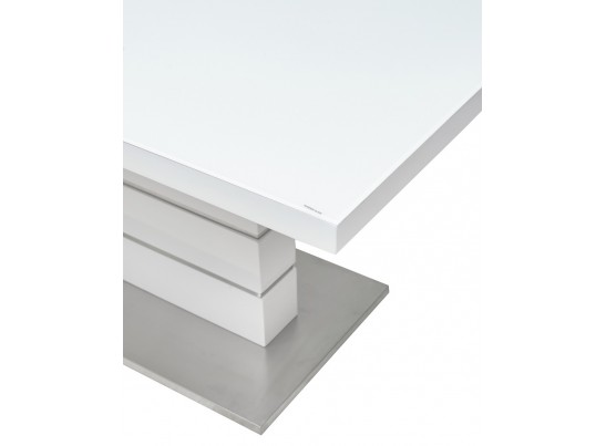 Стол QUADRO 140 WHITE GLASS белый глянец в Ростове-на-Дону