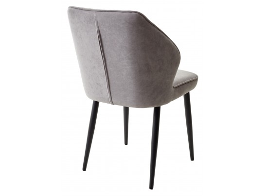 Стул VENA, цвет B22 Серый, велюр/ черный каркас в Ростове-на-Дону