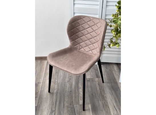 Стул КЛОД, цвет Kiprus-03 Латте, искусственная замша / черный каркас в Ростове-на-Дону