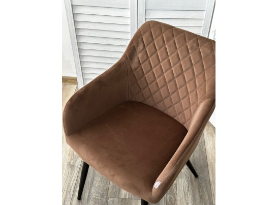 Стул BRANDY 505-11 Кофе, велюр "беспальчиковый" / черный каркас, в Ростове-на-Дону