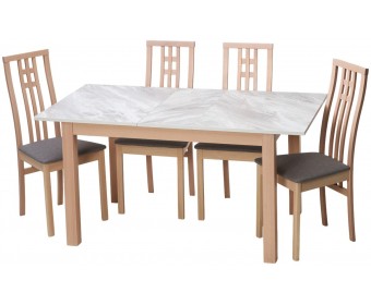 Стул СB-2482YBH MILKY WHITE молочный дуб/ CAMEL M-city