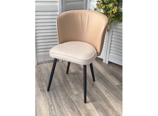 Стул МОНЕ ROVENA IVORI ткань / ORAKUL 130 экокожа / Черный каркас M-City в Ростове-на-Дону