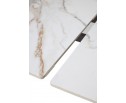 Купить Стол БЭТИС (BETIS) 180 цвет МРАМОР (MATTE GILDED WHITE SOLID CERAMIC) / Орех (WALNUT), ®DISAUR по цене 91900 в Екатеринбурге