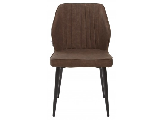 Стул SEATTLE RU-05 шоколадный, экокожа / черный каркас в Ростове-на-Дону