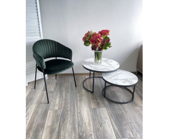 Стул GEMMA изумрудный, велюр G062-19 M-City