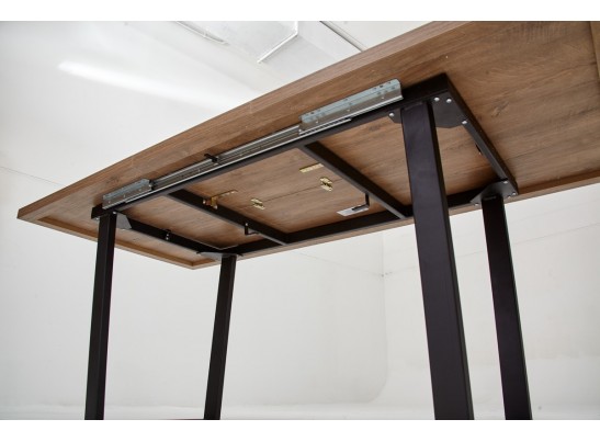 Стол ЛОФТ 138 Дуб Канзас/ Черный в Ростове-на-Дону