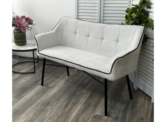 Скамья BERGAMO UF998-14 светло-серый, букле / UF998-16 темно-серый / Товарный знак DISAUR в Ростове-на-Дону