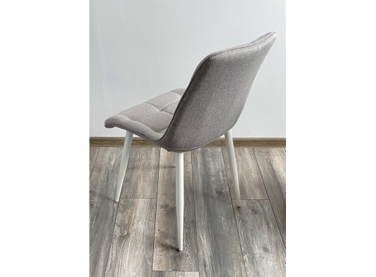 Стул CHIC VF-19/ VF-20 светло-серый/ серый, ткань/ белый каркас в Ростове-на-Дону