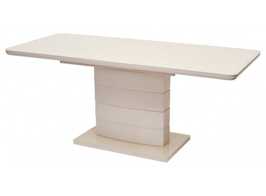 Стол ALTA 120 BEIGE / супер бежевое глянцевое стекло в Ростове-на-Дону