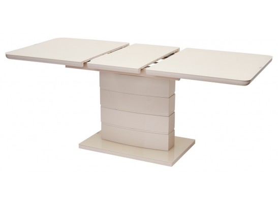 Стол ALTA 120 BEIGE / супер бежевое глянцевое стекло в Ростове-на-Дону