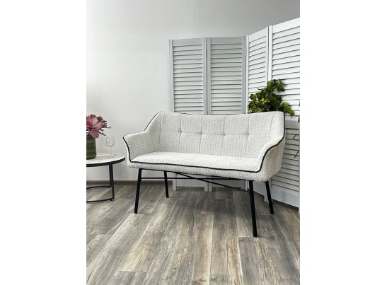 Скамья BERGAMO UF998-14 светло-серый, букле / UF998-16 темно-серый / Товарный знак DISAUR в Ростове-на-Дону