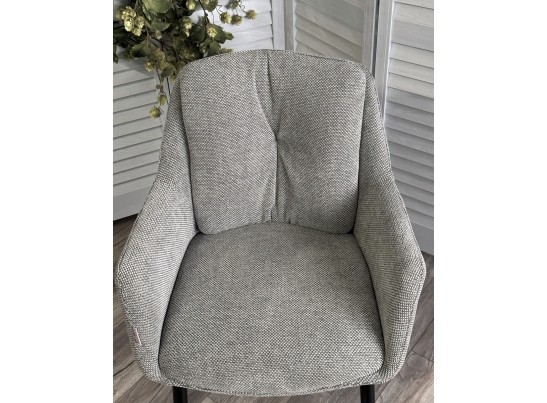 Стул DORE Garna-018 серый, ткань / черный каркас, ®DISAUR в Ростове-на-Дону