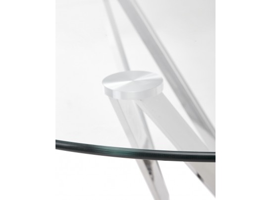 Стол RIGA D90 прозрачный в Ростове-на-Дону