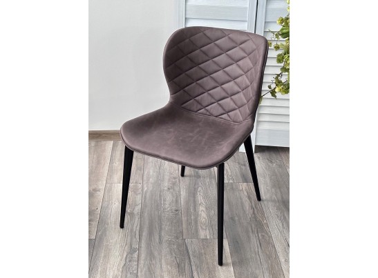 Стул КЛОД, цвет Kiprus-04 Коричневый, искусственная замша / черный каркас в Ростове-на-Дону