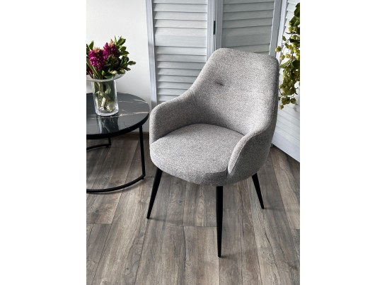 Стул STAMEN ткань DAVIS RETRO BLISS 85, цвет серый / черный каркас, ®DISAUR в Ростове-на-Дону