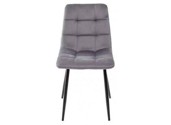 Стул CHILLI G062-40 серый, велюр / черный каркас в Ростове-на-Дону