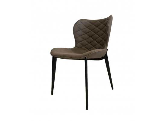 Стул КЛОД, цвет Kiprus-04 Коричневый, искусственная замша / черный каркас в Ростове-на-Дону