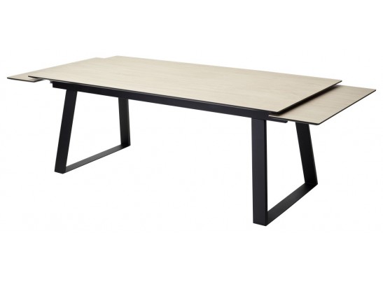 Стол Франк 200 Дуб коричневый, керамика / черный каркас в Ростове-на-Дону