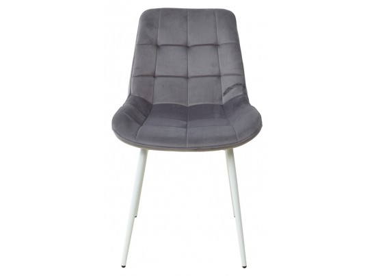 Стул ХОФМАН, цвет H-15 Темно-серый, велюр / белый каркас в Ростове-на-Дону