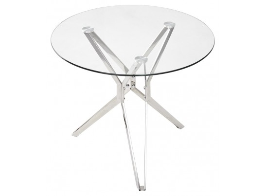 Стол RIGA D90 прозрачный в Ростове-на-Дону