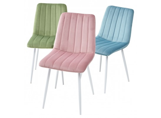 Стул DUBLIN G108-26 стебелек перца, велюр / белый каркас в Ростове-на-Дону