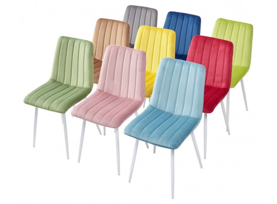 Стул DUBLIN G108-26 стебелек перца, велюр / белый каркас в Ростове-на-Дону