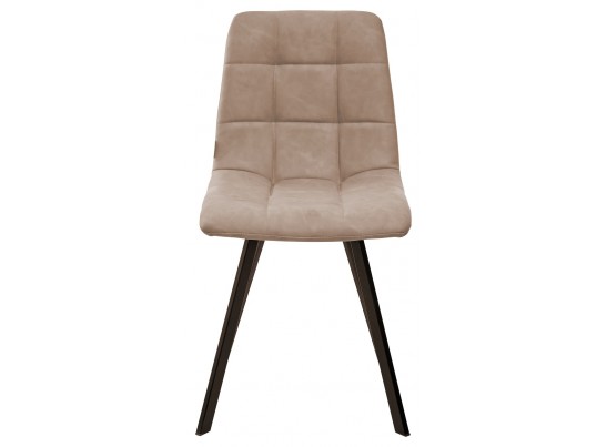 Стул CHILLI SQUARE RU-09 серо-бежевый винтаж, PU / черный каркас в Ростове-на-Дону