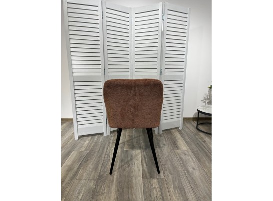 Стул BRANDY WZ2042-08 бронзовый фактурный велюр/ черный каркас в Ростове-на-Дону