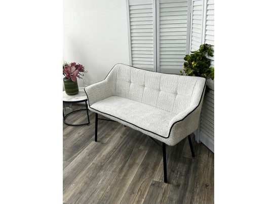 Скамья BERGAMO UF998-14 светло-серый, букле / UF998-16 темно-серый / Товарный знак DISAUR в Ростове-на-Дону