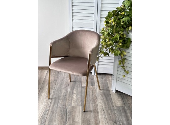 Стул DILL BLUVEL-40 BEIGE, велюр/ золотой каркас в Ростове-на-Дону