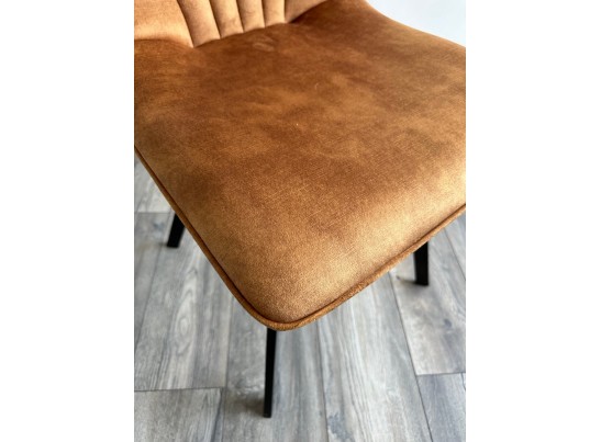 Стул ARFA VT5001-4 античный медный, велюр без "пальчикового" эффекта/ черный каркас в Ростове-на-Дону