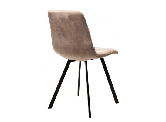 Стул CHILLI SQUARE UF912-10B античный бежевый, велюр без "пальчиковый"/ черный каркас в Ростове-на-Дону