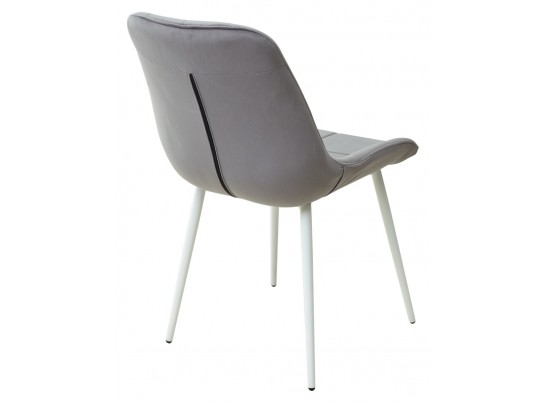 Стул ХОФМАН, цвет H-15 Темно-серый, велюр / белый каркас в Ростове-на-Дону