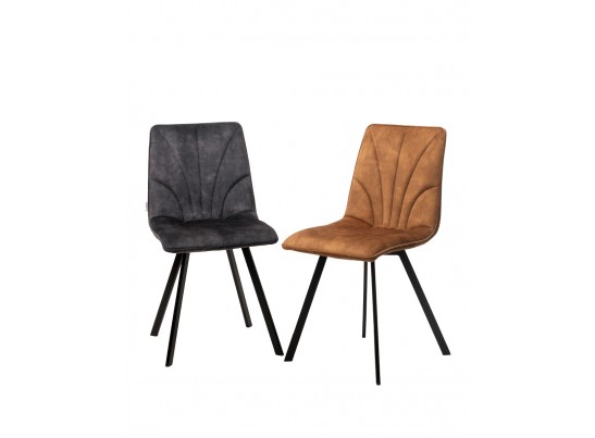 Стул ARFA VT5001-4 античный медный, велюр без "пальчикового" эффекта/ черный каркас в Ростове-на-Дону