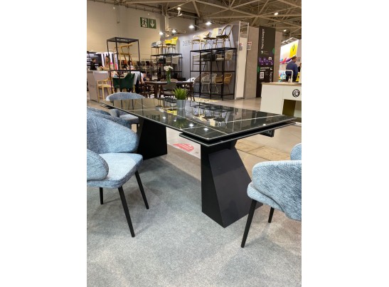Стол БОГАРТ 200 TITANIUM BLACK PULIDO, керамика / Черный в Ростове-на-Дону Стол БОГАРТ 200 TITANIUM BLACK PULIDO, керамика / Черный в Ростове-на-Дону
