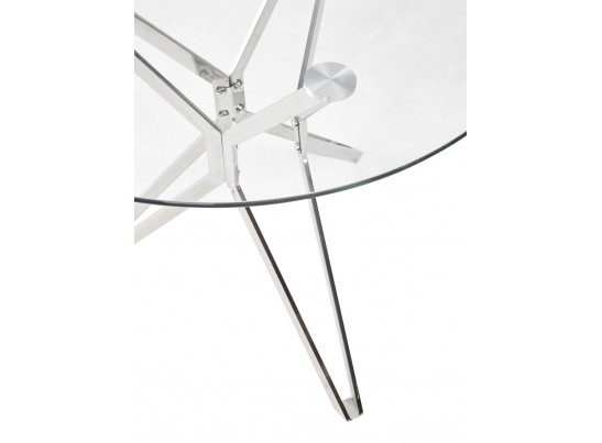 Стол RIGA D90 прозрачный в Ростове-на-Дону