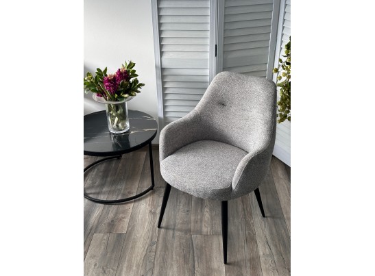 Стул STAMEN ткань DAVIS RETRO BLISS 85, цвет серый / черный каркас, ®DISAUR в Ростове-на-Дону