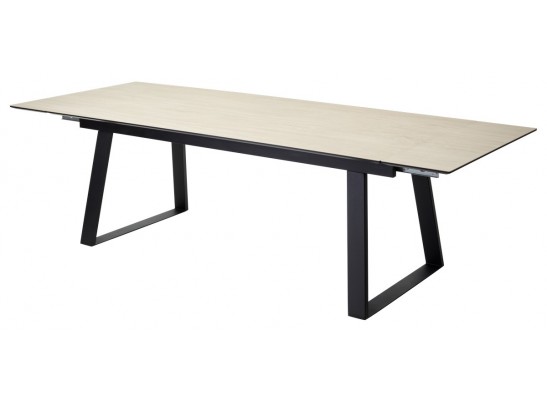 Стол Франк 200 Дуб коричневый, керамика / черный каркас в Ростове-на-Дону