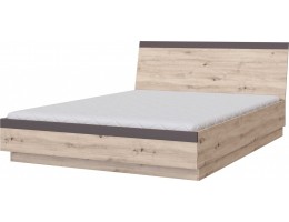 Кровать 140*200 Bravo Тиана Дуб Бонифаций/Вольфрам Кровать 140*200 Bravo Тиана Дуб Бонифаций/Вольфрам